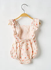 Barboteuse orange P'TIT BISOU pour fille seconde vue