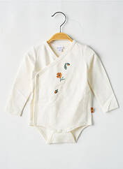 Body lingerie beige P'TIT BISOU pour fille seconde vue