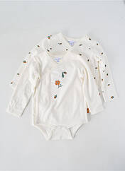 Body lingerie beige P'TIT BISOU pour fille seconde vue