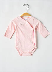 Body lingerie rose P'TIT BISOU pour fille seconde vue