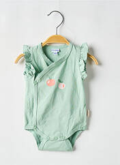 Body lingerie vert P'TIT BISOU pour fille seconde vue