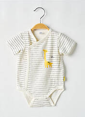 Body lingerie beige P'TIT BISOU pour garçon seconde vue