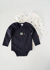 Body lingerie gris P'TIT BISOU pour garçon seconde vue