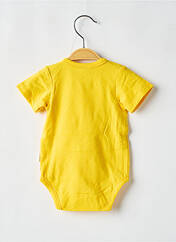 Body lingerie jaune P'TIT BISOU pour garçon seconde vue