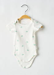 Body lingerie vert P'TIT BISOU pour garçon seconde vue