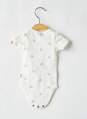 Body lingerie vert P'TIT BISOU pour garçon seconde vue