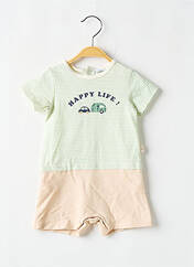Combishort vert P'TIT BISOU pour garçon seconde vue