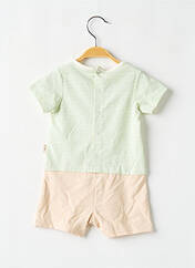 Combishort vert P'TIT BISOU pour garçon seconde vue