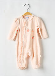 Pyjama orange P'TIT BISOU pour fille seconde vue