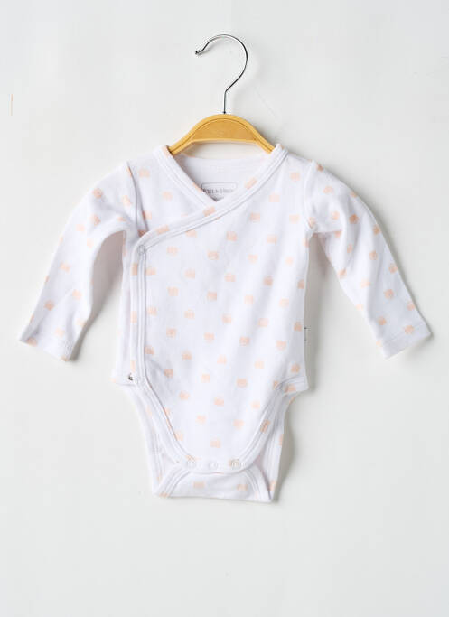 Body lingerie beige P'TIT BISOU pour fille