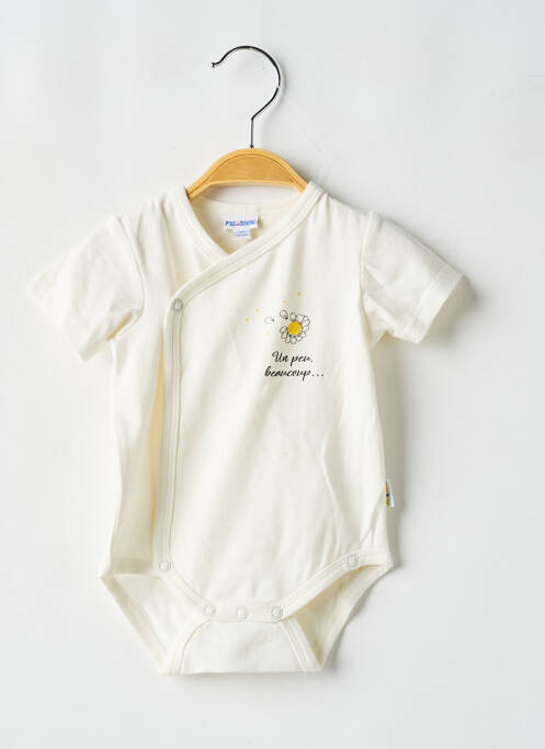 Body lingerie beige P'TIT BISOU pour fille