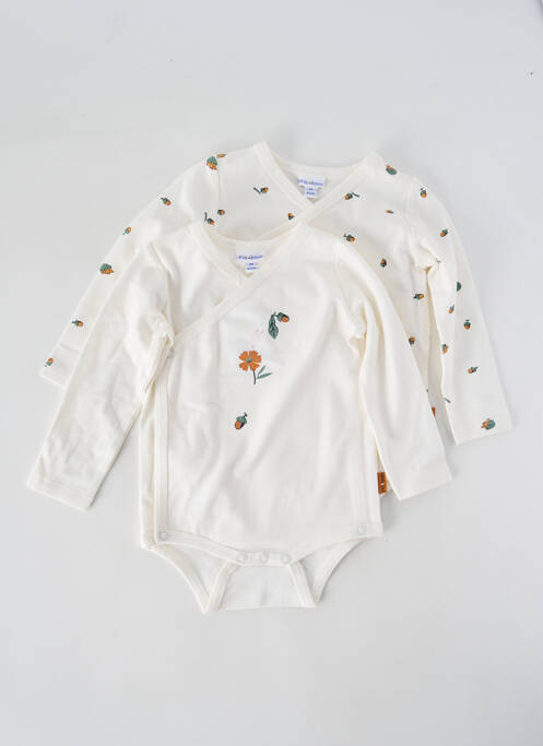 Body lingerie beige P'TIT BISOU pour fille