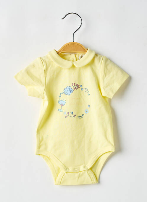 Body lingerie jaune MARESE pour fille