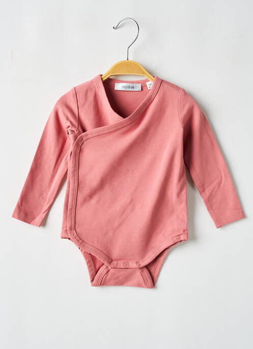 Body lingerie rose MARESE pour fille