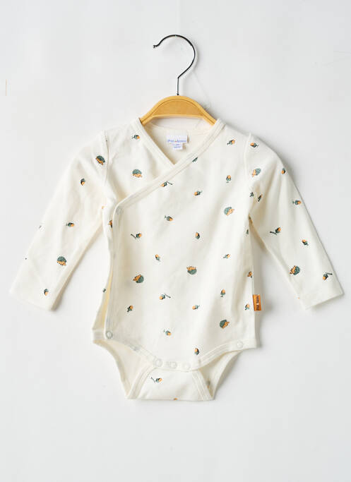 Body lingerie beige P'TIT BISOU pour garçon