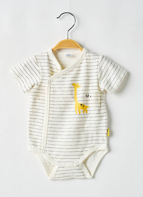 Body lingerie beige P'TIT BISOU pour garçon