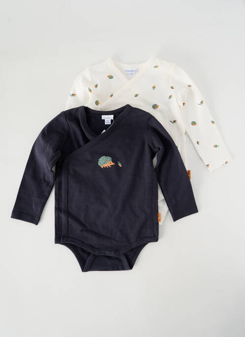 Body lingerie gris P'TIT BISOU pour garçon