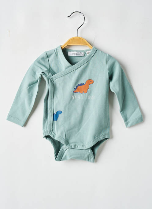 Body lingerie vert MARESE pour garçon