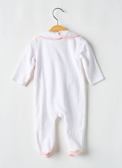 Pyjama blanc P'TIT BISOU pour fille