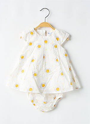 Ensemble short tissage popeline jaune P'TIT BISOU fille