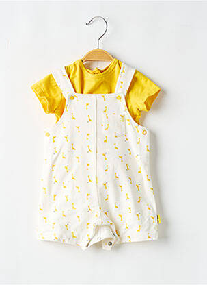Ensemble pantalon poches jaune P'TIT BISOU garcon