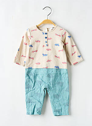 Combi-pantalon resserrée sur le bas manches longues bleu MARESE garcon