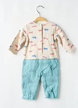 Combi-pantalon resserrée sur le bas manches longues bleu MARESE garcon