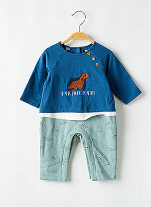 Combi-pantalon resserrée sur le bas manches longues bleu MARESE garcon