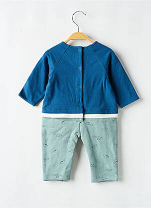 Combi-pantalon resserrée sur le bas manches longues bleu MARESE garcon