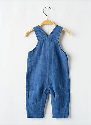 Combi-pantalon col carré fines bretelles bleu MARESE garcon