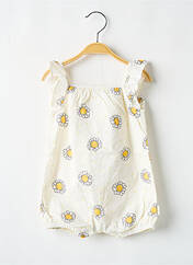 Barboteuse jaune P'TIT BISOU pour fille seconde vue