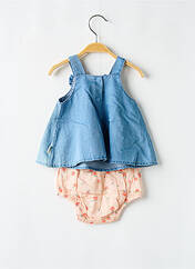 Ensemble short bleu P'TIT BISOU pour fille seconde vue