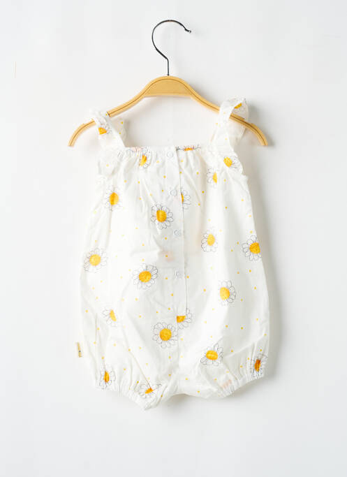 Barboteuse blanc P'TIT BISOU pour fille