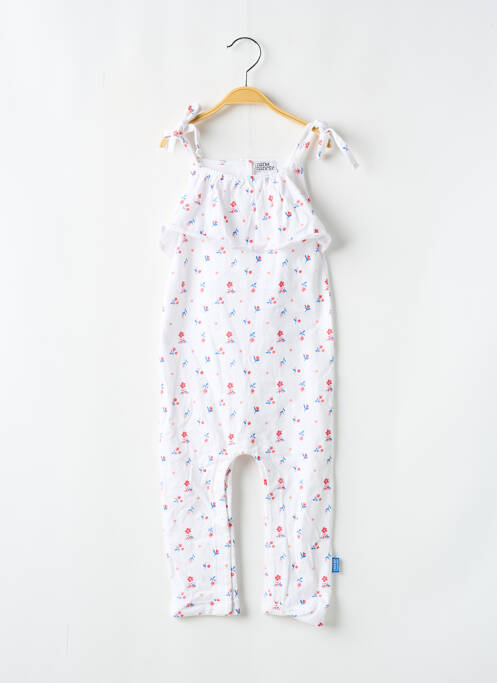 Combi-pantalon blanc NANO & NANETTE pour fille