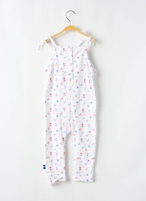 Combi-pantalon blanc NANO & NANETTE pour fille
