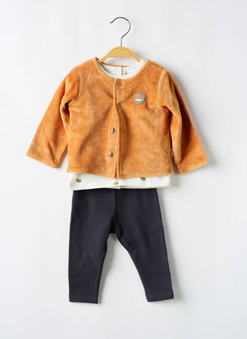 Ensemble pantalon orange P'TIT BISOU pour garçon