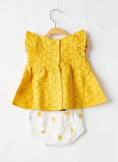 Ensemble short jaune P'TIT BISOU pour fille