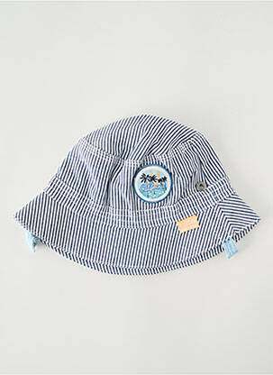 Chapeau imprimé rayures bleu NANO & NANETTE garcon