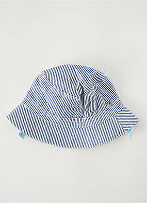 Chapeau imprimé rayures bleu NANO & NANETTE garcon