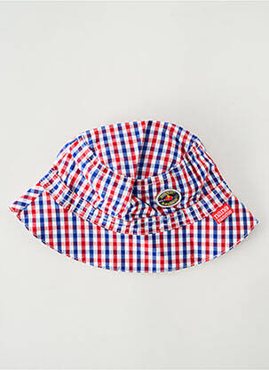 Chapeau imprimé carreaux bleu NANO & NANETTE garcon