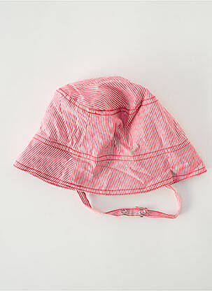 Chapeau imprimé rayures rouge MARESE enfant