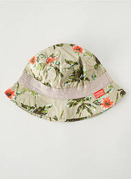 Chapeau tissage popeline vert NANO & NANETTE enfant