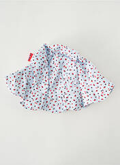 Chapeau bleu P'TIT BISOU pour fille seconde vue