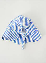 Chapeau bleu P'TIT BISOU pour garçon seconde vue