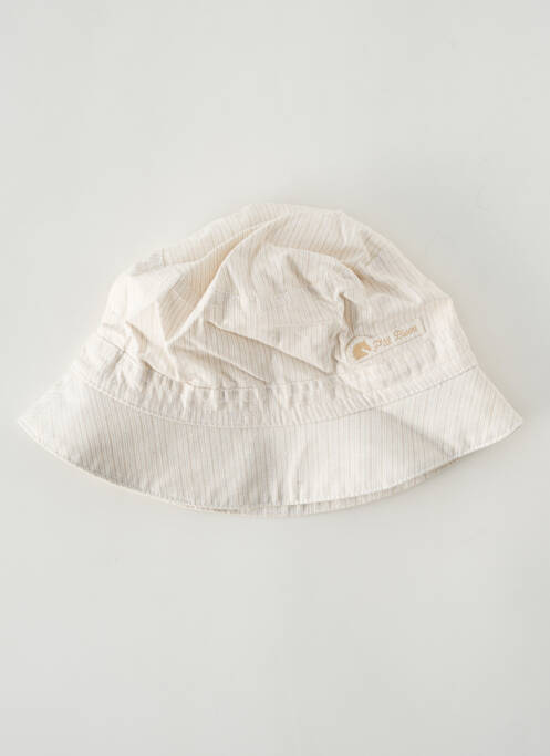 Chapeau tissage popeline beige P'TIT BISOU garcon