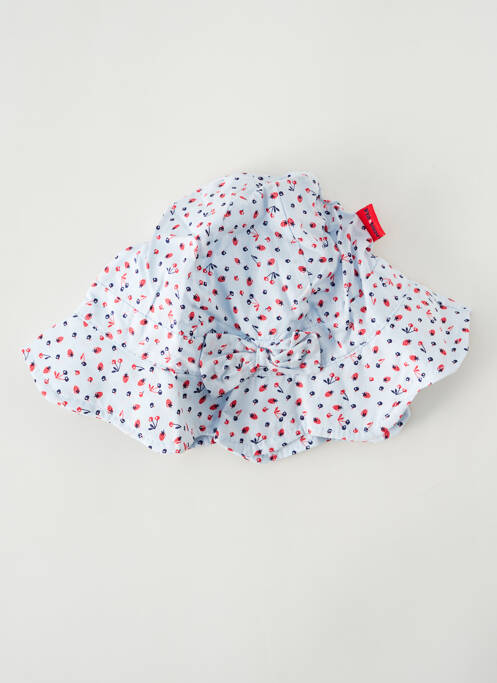 Chapeau bleu P'TIT BISOU pour fille