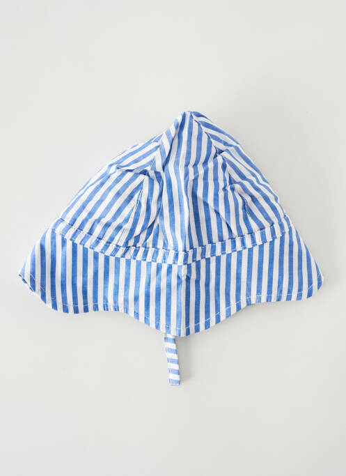 Chapeau bleu P'TIT BISOU pour garçon