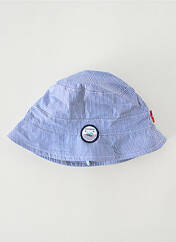 Chapeau bleu P'TIT BISOU pour garçon seconde vue