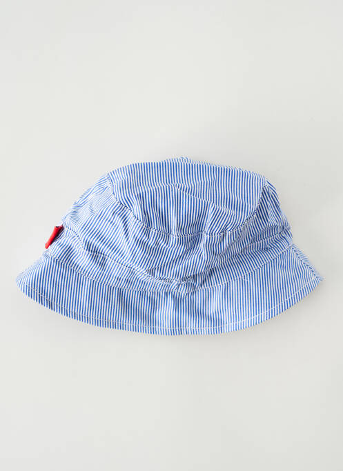 Chapeau bleu P'TIT BISOU pour garçon