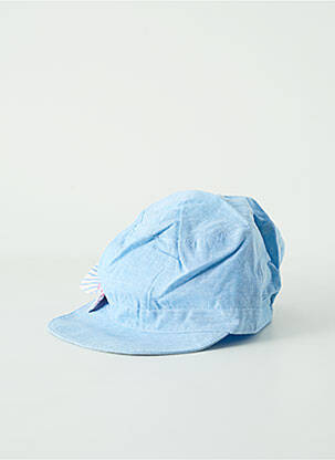 Casquette tissage popeline bleu NANO & NANETTE fille
